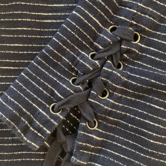Madewell Top navy with white stripe, XS - Picture 3 of 3